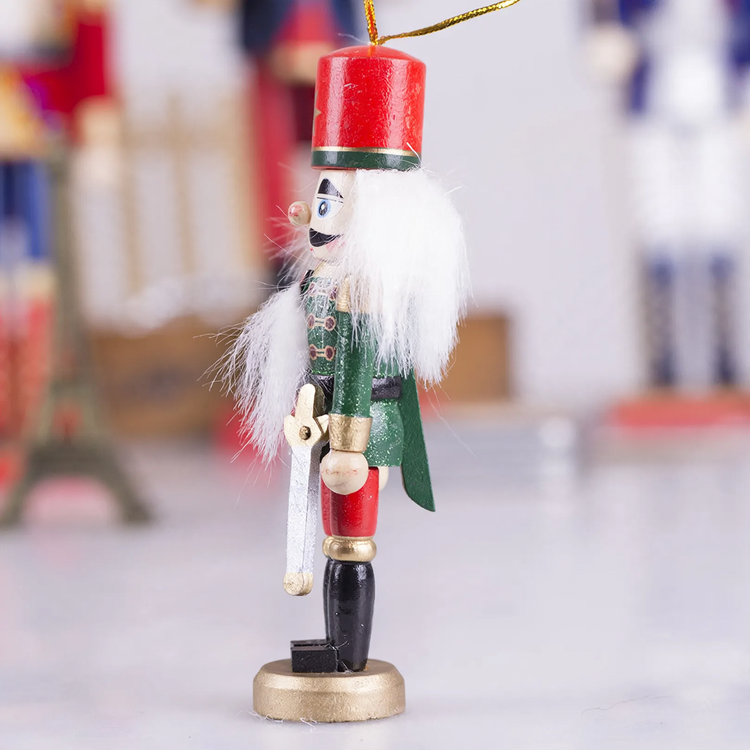 Nutcracker Soldier Set, 12 cm, Wood, Hand-Painted