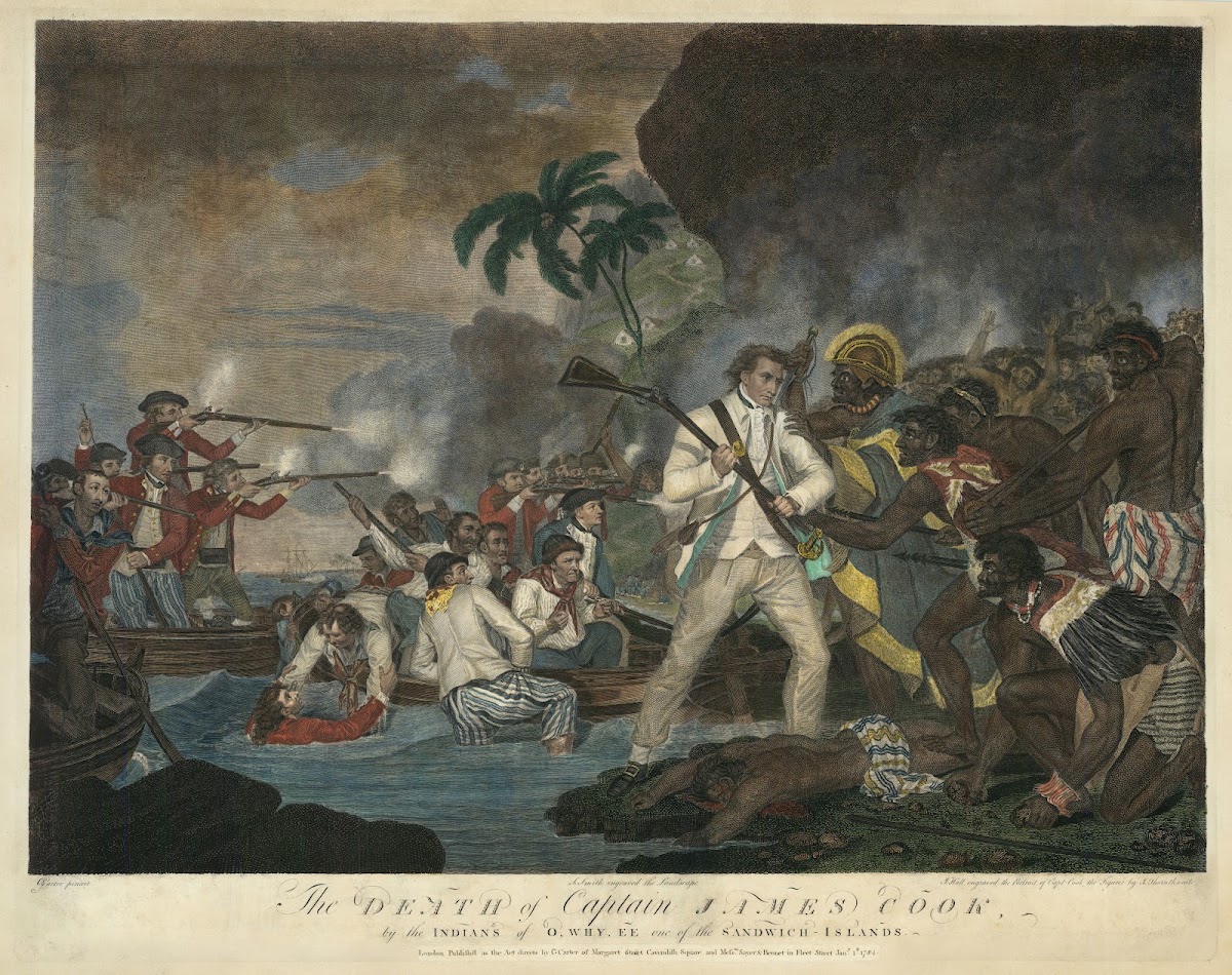 The Death Of Captain James Cook By The Indians Of OWhyee One Of The Sandwich Isl