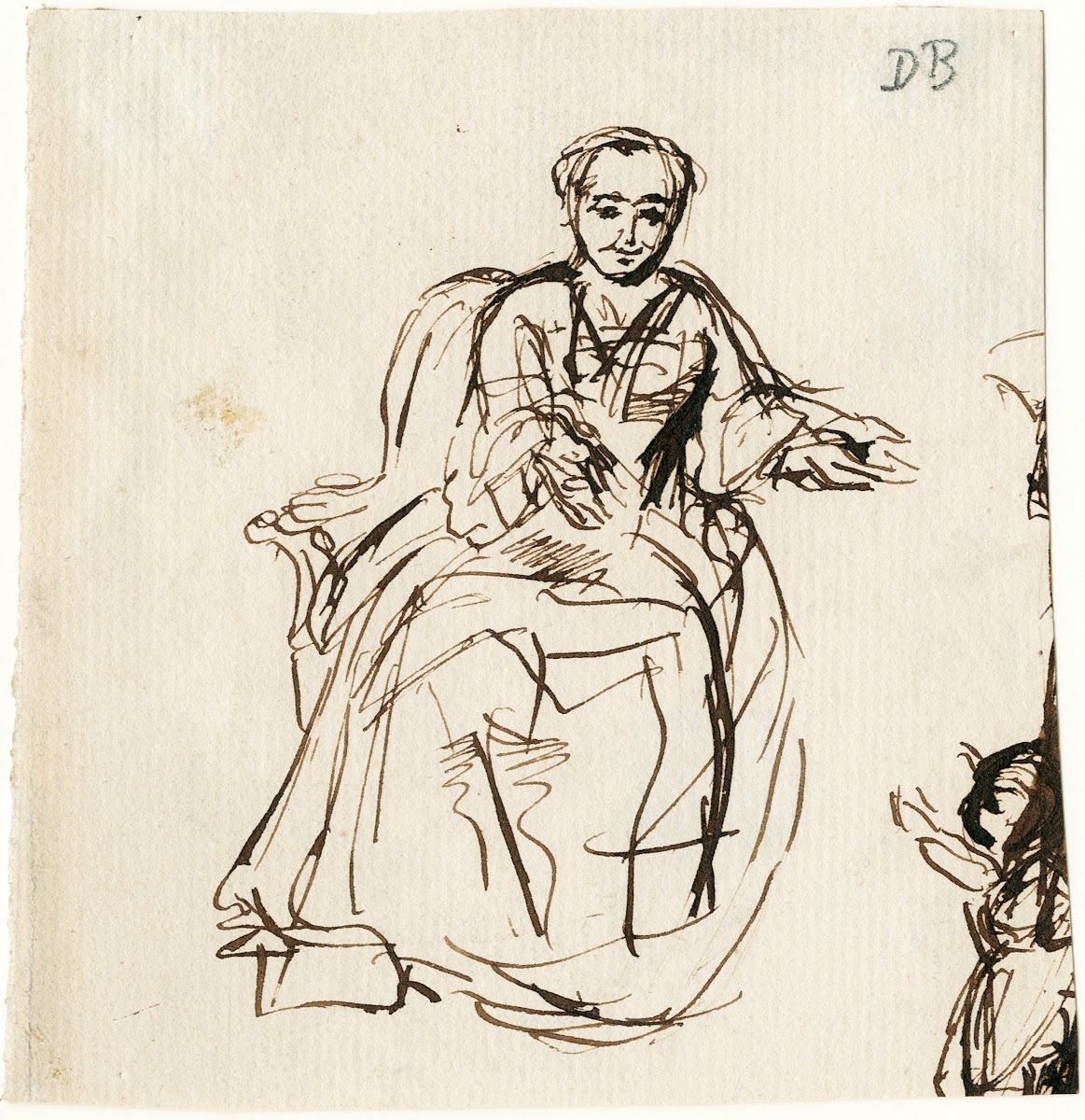 Woman in a chair