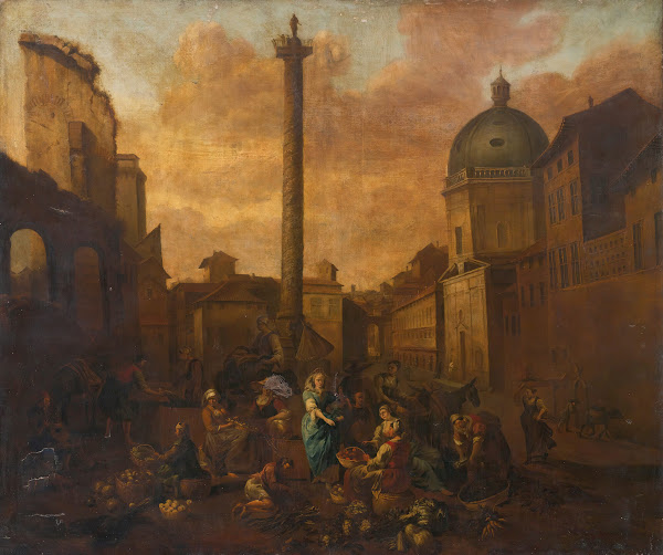 Amsterdam View Of A Roman Market