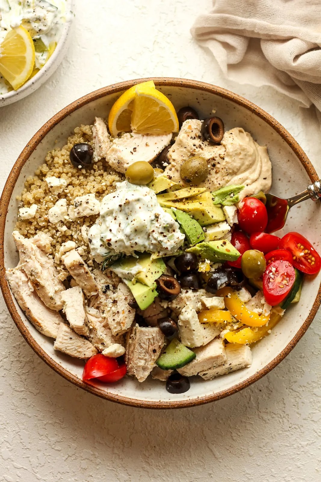 Easy Greek Chicken Bowls Recipe