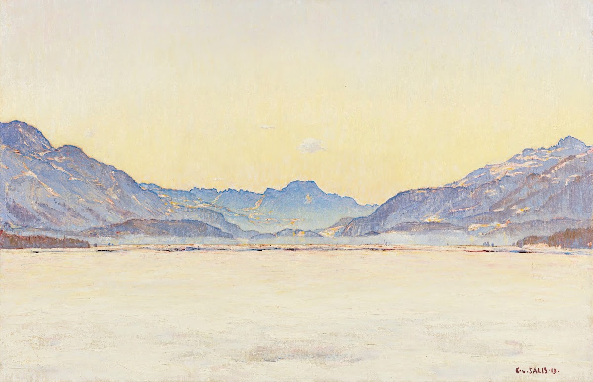 Oberengadiner Winterlandschaft 1913