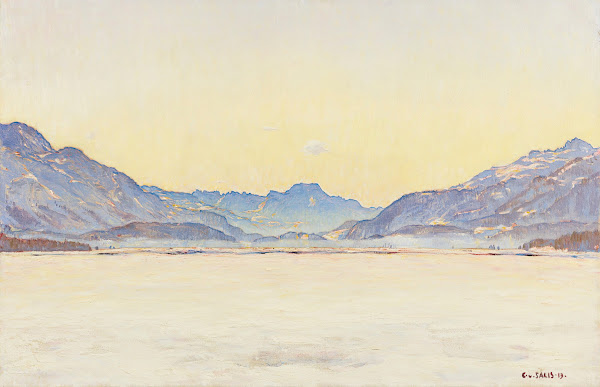 Oberengadiner Winterlandschaft 1913