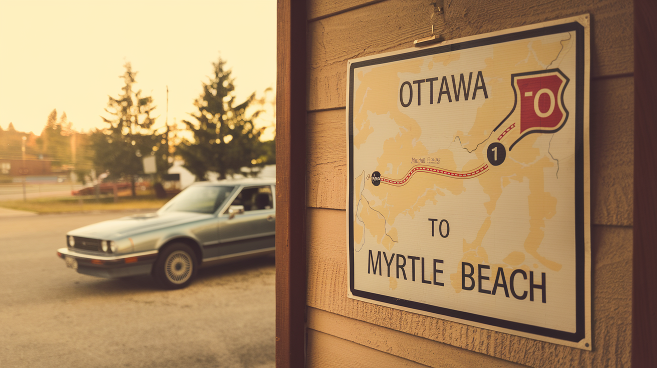How Long to Drive from Ottawa to Myrtle Beach