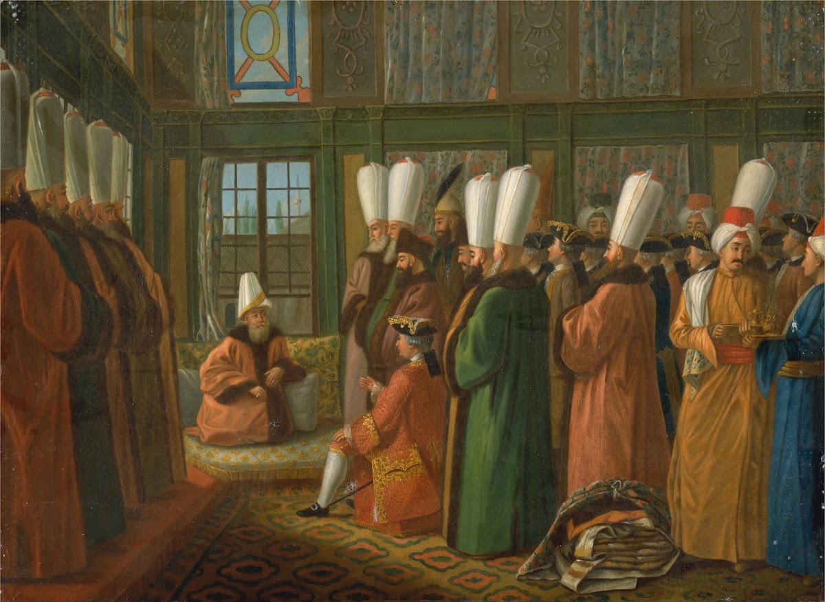 The Grand Vizier giving Audience to the English Ambassador