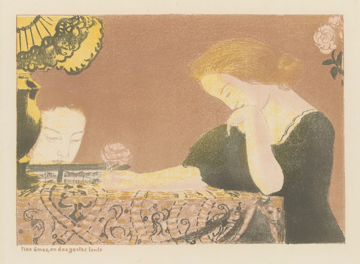Our souls in languorous gestures Nos âmes en des gestes lents 1911
