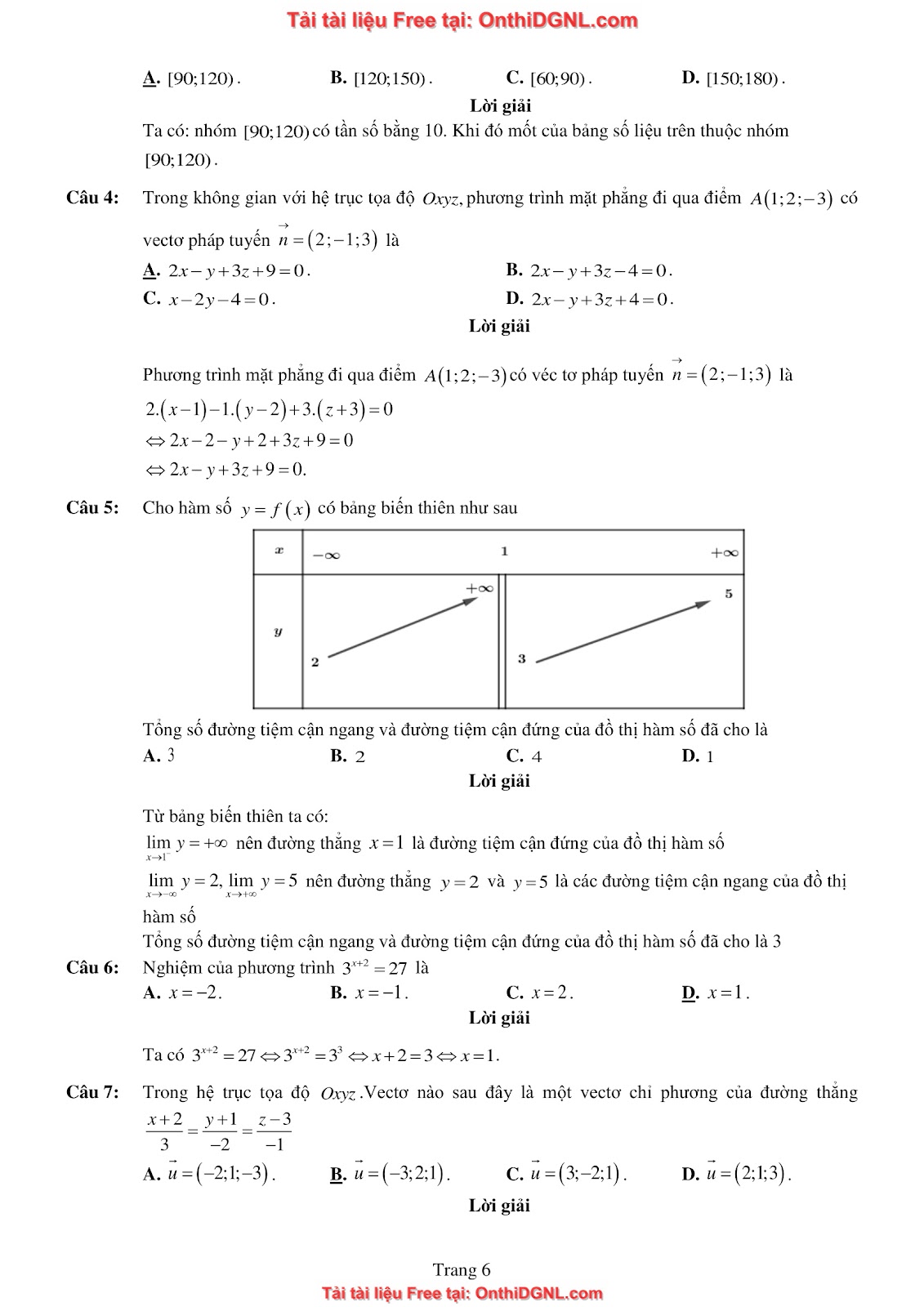32 đề phát triển minh họa môn toán - có đáp án