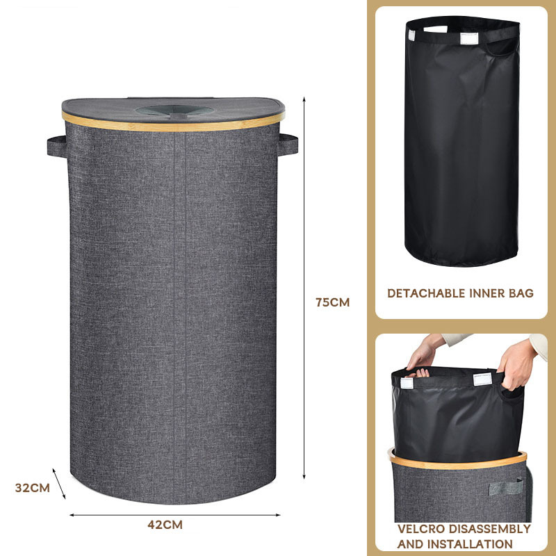 Foldable laundry basket made of Oxford fabric