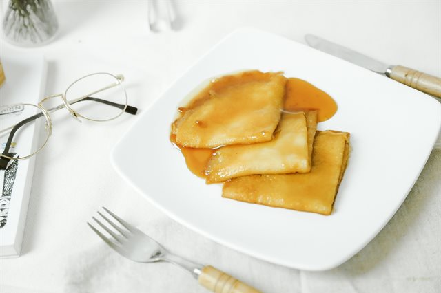 Bánh Crepe Sốt Cam - Crepe Suzette