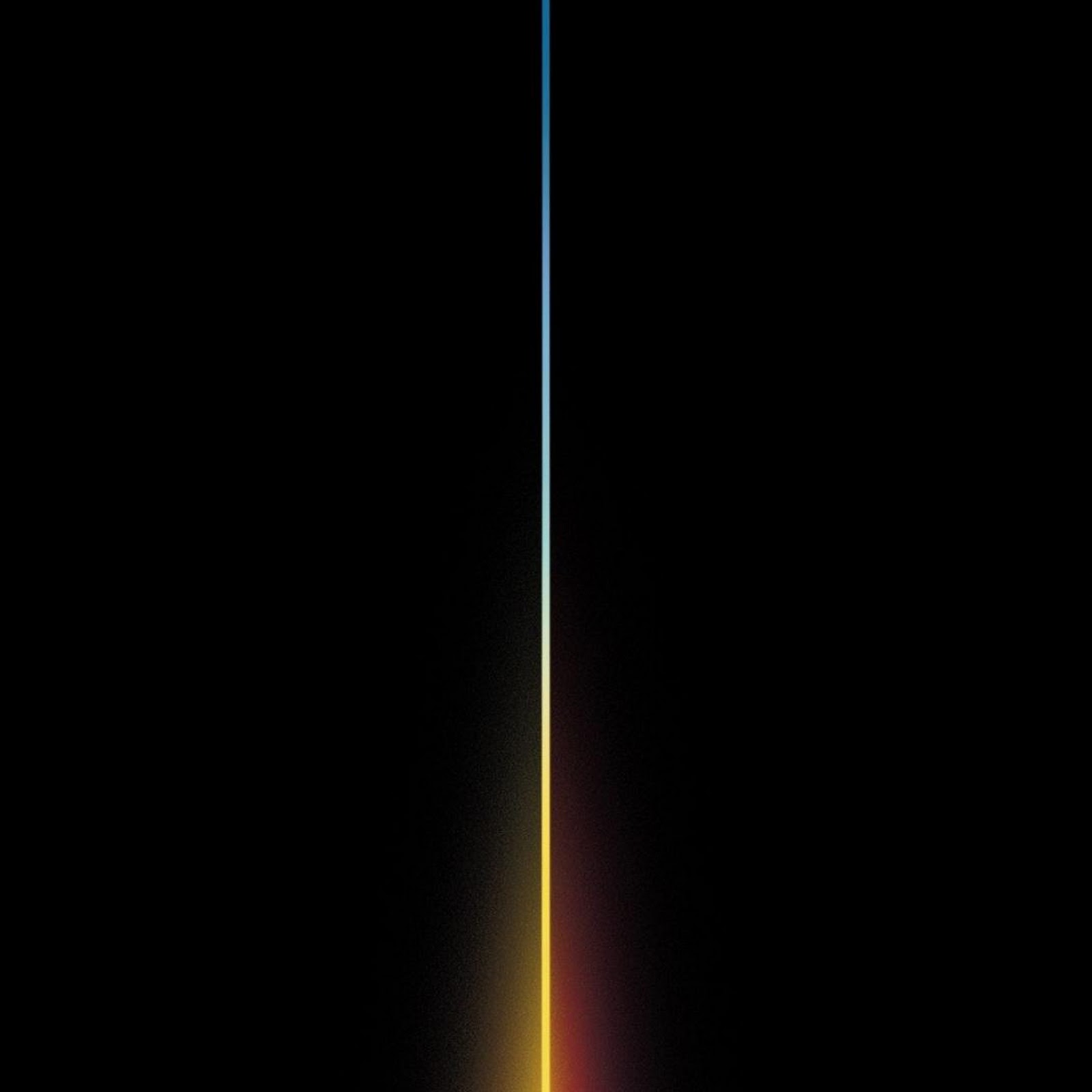 Download Colorful Gradient Line On Black Full HD iPhone