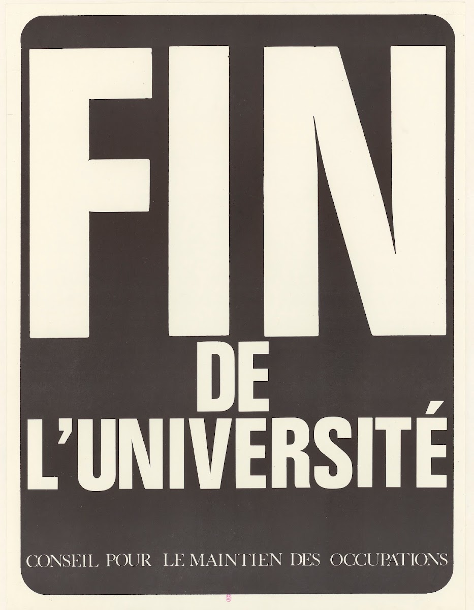 Fin de lUniversité 1968