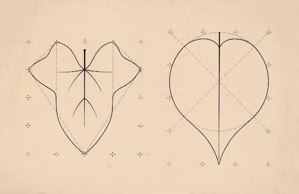 Leaf and apple heart 1879
