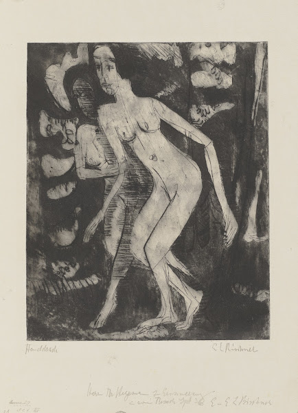 Laufende Mädchen im Walde 1926
