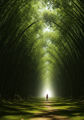 Forest Tunnel Ethereal Light