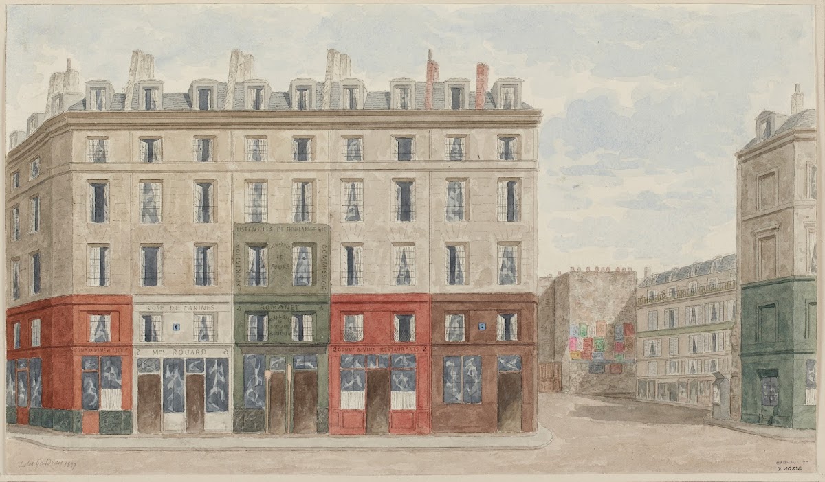 Numéros 2 à 6 rue Babille actuelle rue de Viarmes 1er arrondissement