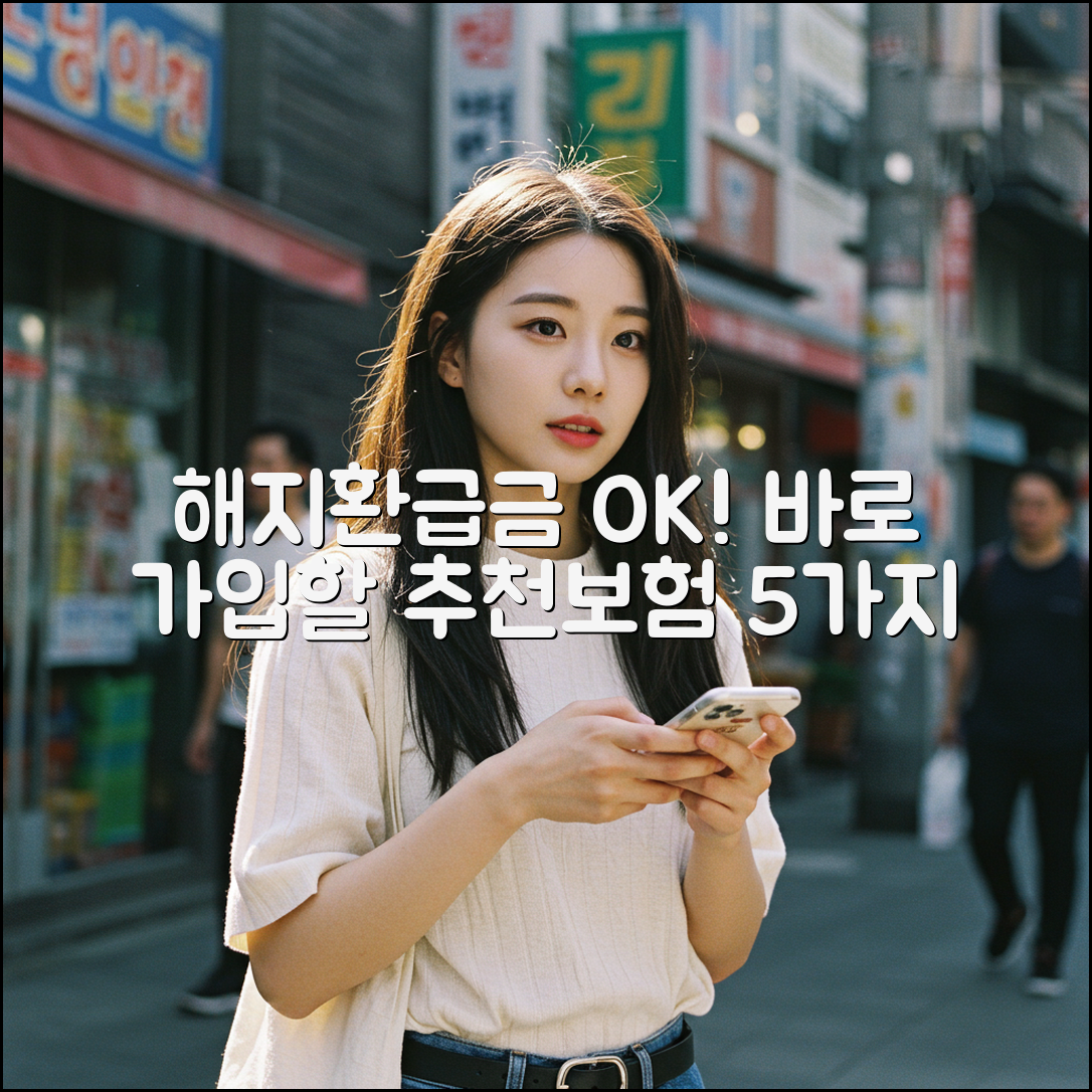 보험 해지환급금 조회 후 가입할 보험 5가지