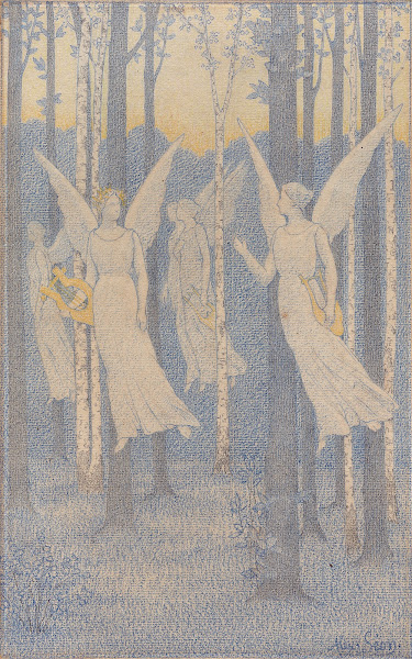 Study for In the Woods Evening 1892 94
