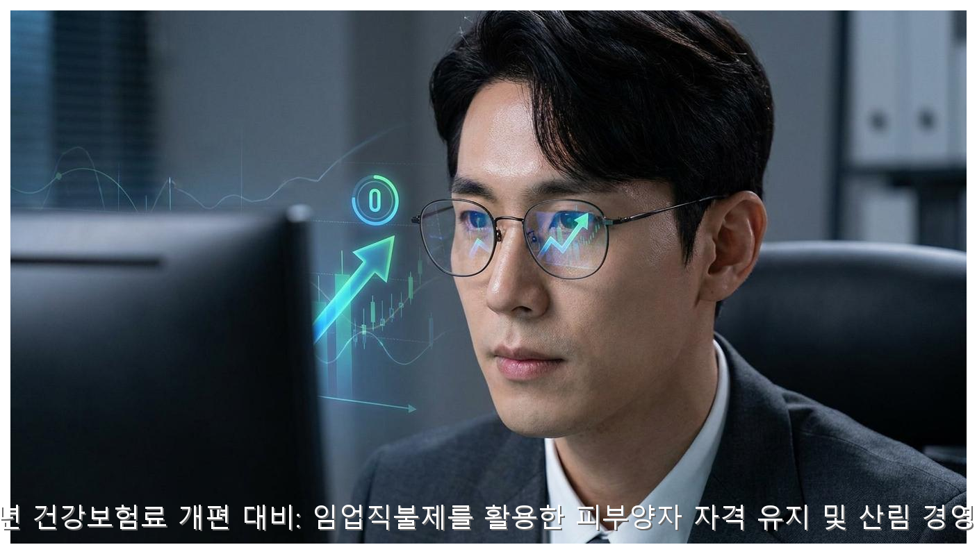 2026년 건강보험료 개편 대비: 임업직불제를 활용한 피부양자 자격 유지 및 산림 경영 전략 핵심 안내 및 분석 인포그래픽 (5)