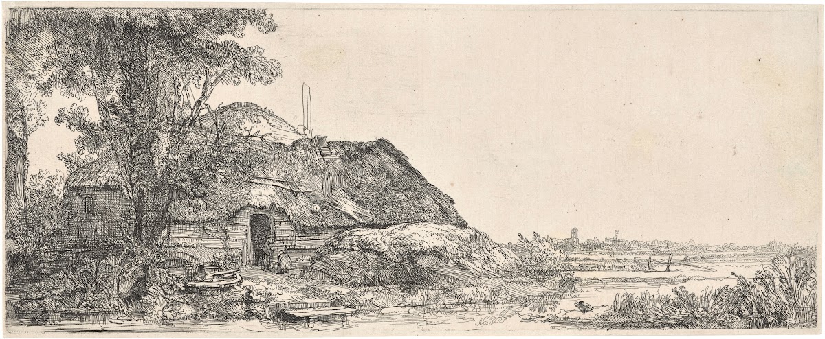 Landscape with a Cottage and a large Tree 1641
