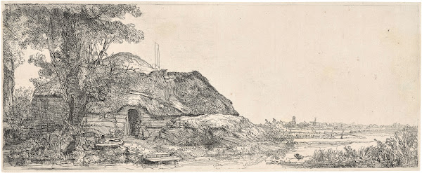 Landscape with a Cottage and a large Tree 1641