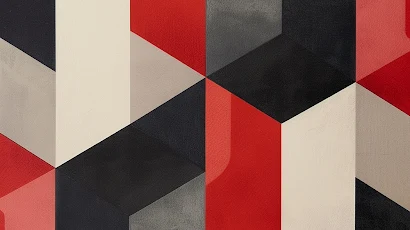 Geometric, Abstract, Pattern, Red Full HD iPhone Wallpaper Background