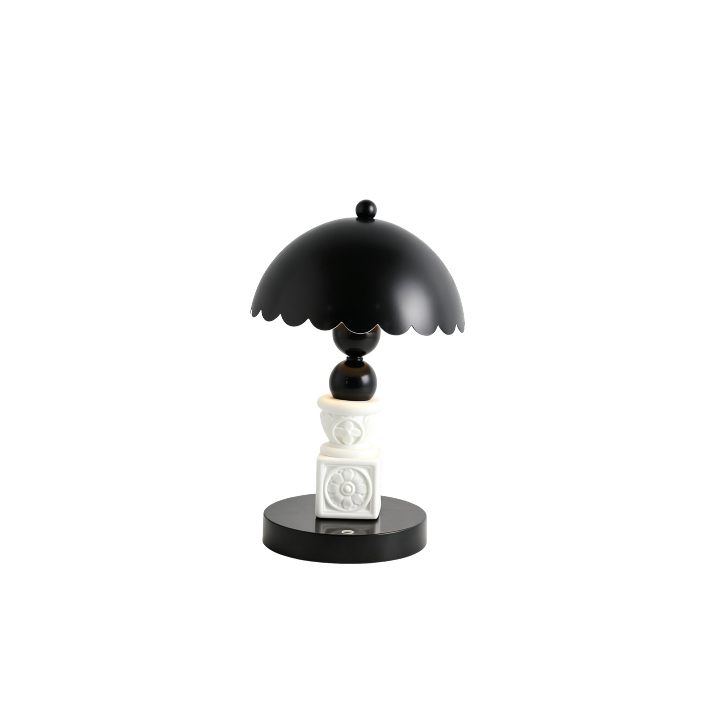 Art sculpture table lamp, Black, Model ZHTJ038