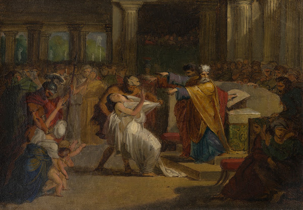 The Condemnation of Rhea Silvia by Amulius c1799