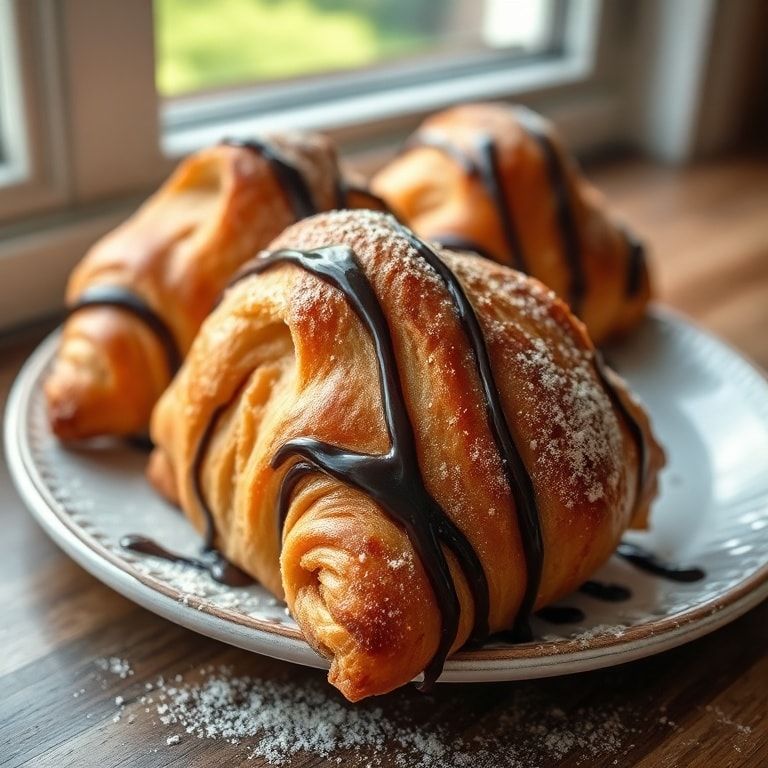Flaky Homemade Chocolate Croissants Recipe: Easy Breakfast Treat finished