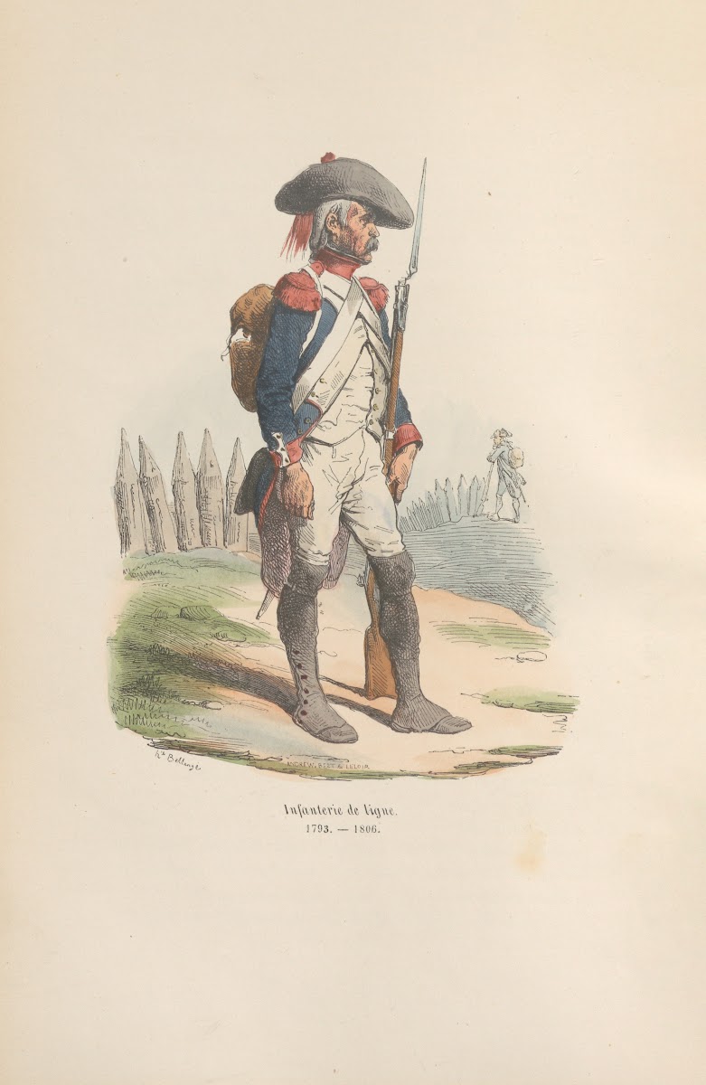 Infanterie de ligne 1793 1806 1844