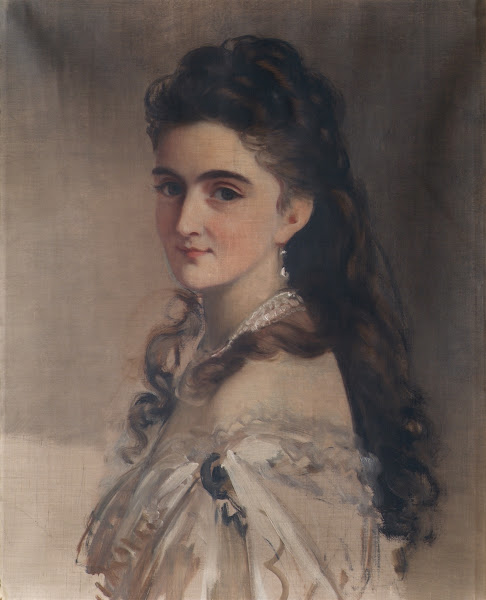 Sidonie Schrotzberg geb Stohl die zweite Gattin des Künstlers 1874