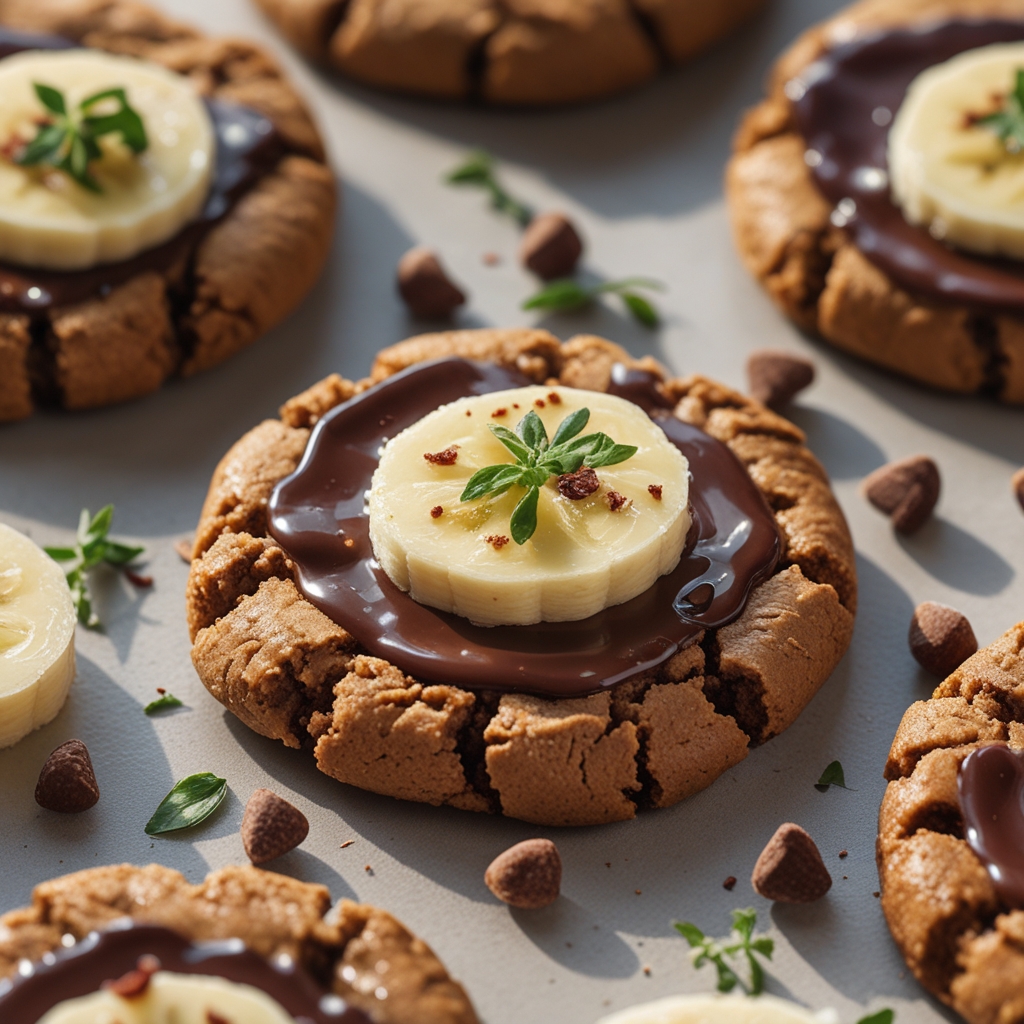 Healthy High Protein Cocoa Chickpea Cookies With Banana – Easy Homemade Snack