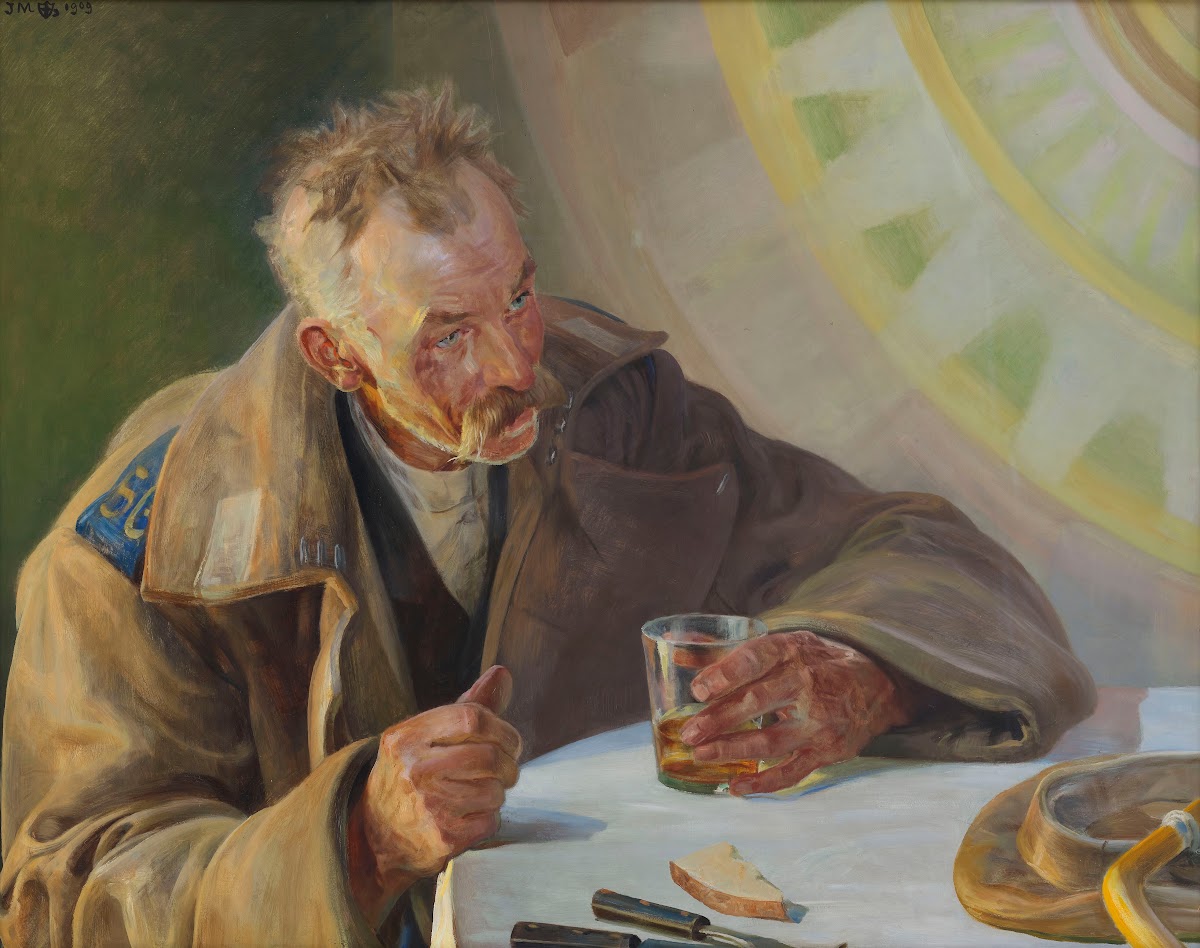 Jacek Malczewski Exile  left section of the triptych 1909 1909