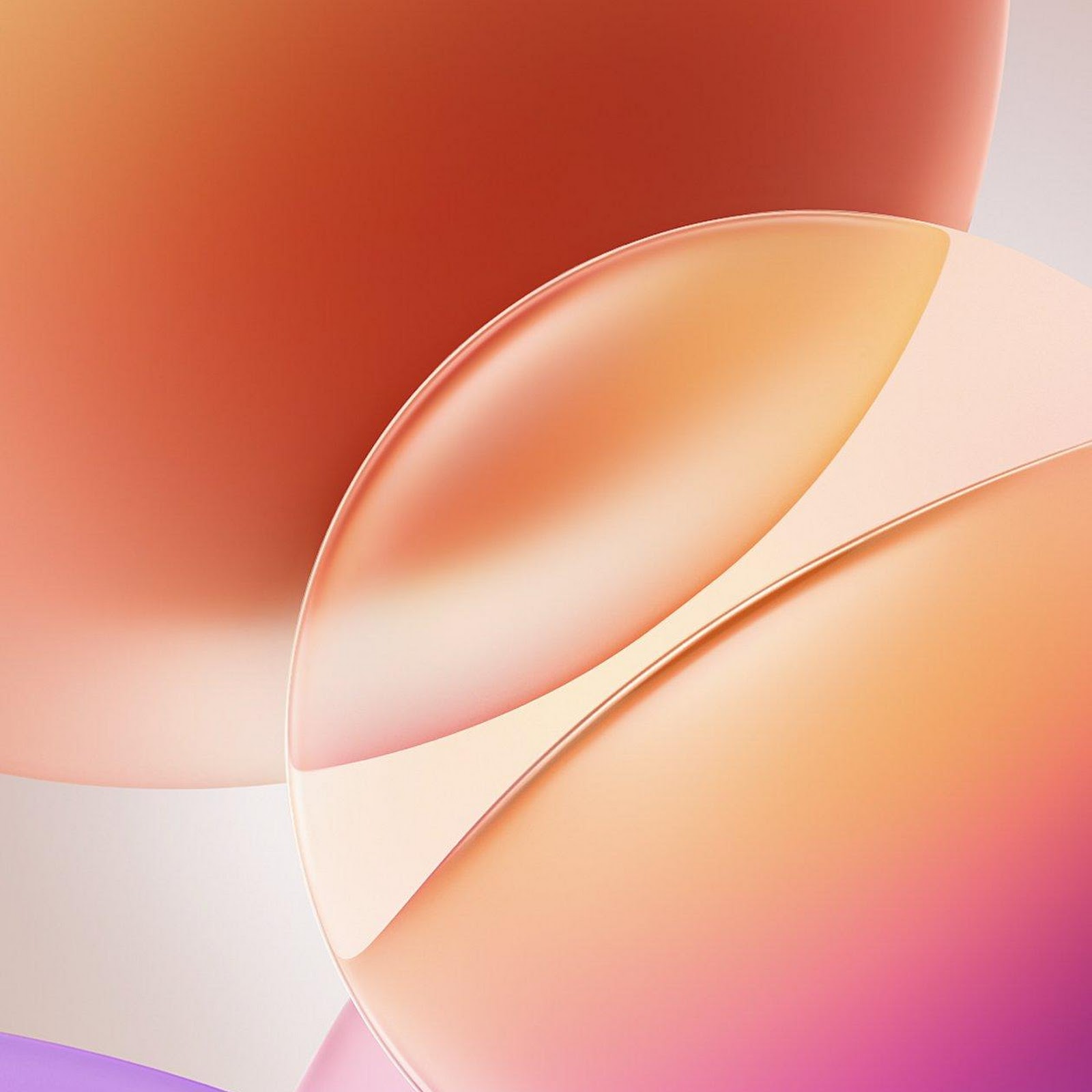 Download Vibrant Gradient Overlapping Circles Full HD iPhone