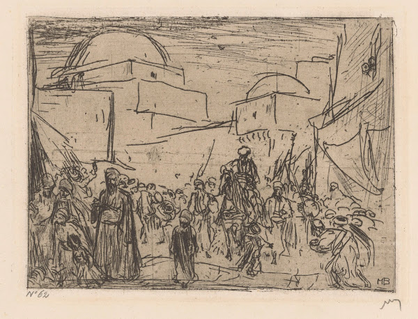Vizier op een paard 1889