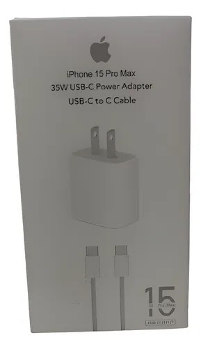 Cargador 35W USB-C a USB-C para iPhone 15 Pro Max