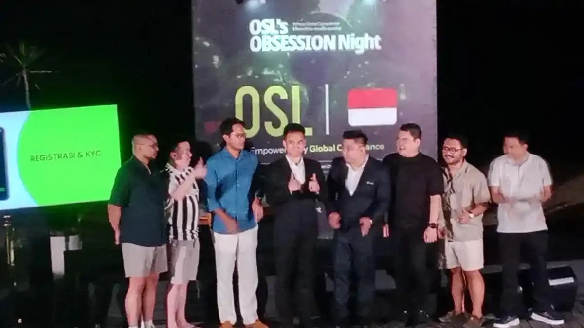Suasana peluncuran resmi OSL Indonesia di Badung, Bali, yang dihadiri para pemangku kepentingan industri aset digital.
