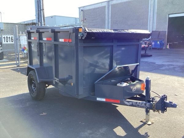 6' X 8' X 43" Eagle Dump Single Axle 7K
