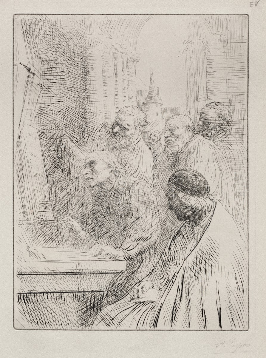 The Monks in Church c 18571911