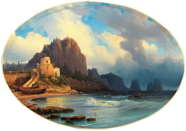 A scene in Capri 1856