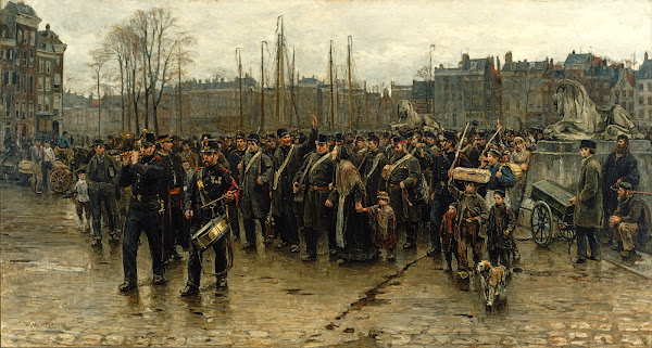 Transport of colonial soldiers 1883 1884