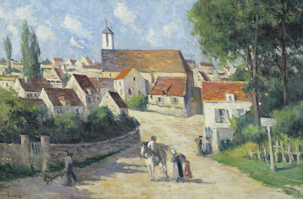 Guernes La Rue De Village