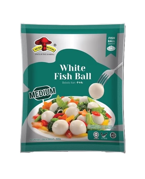 Ql Mushroom White Fish Ball (M) 500G