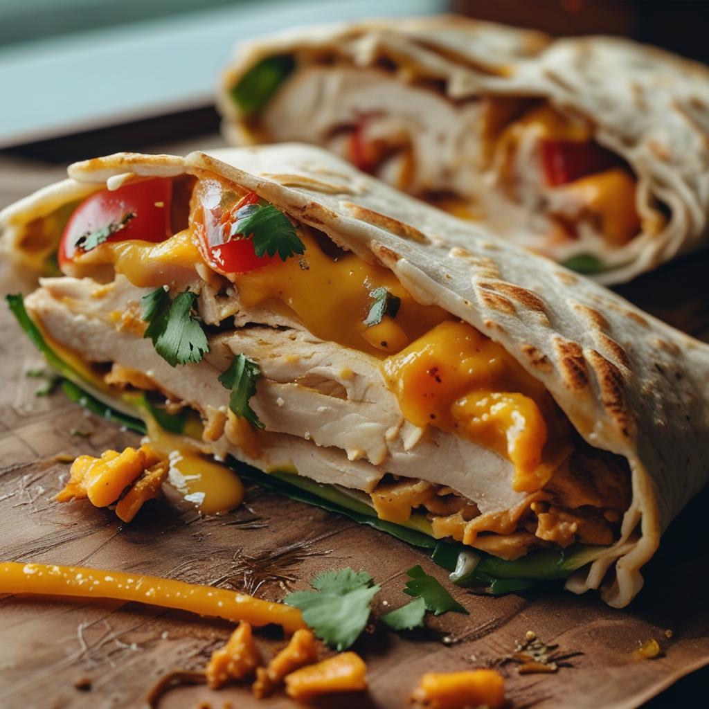 Final Easy Homemade Southwest Chicken Wrap Recipe - Flavorful & Quick
