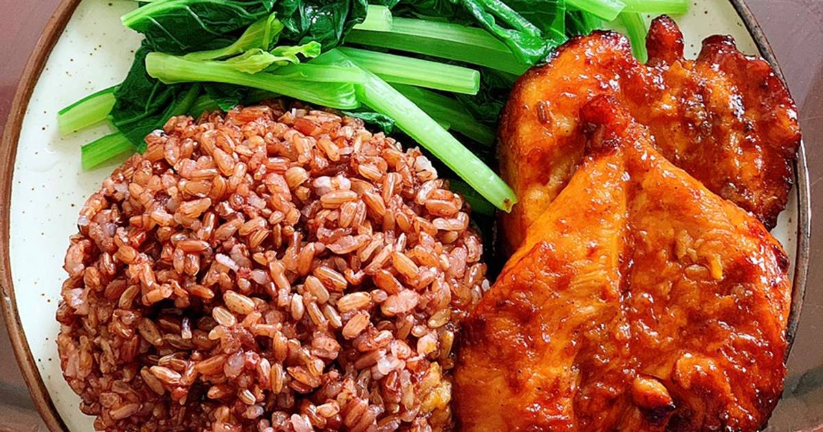 Cơm ức gà mật ong eatclean