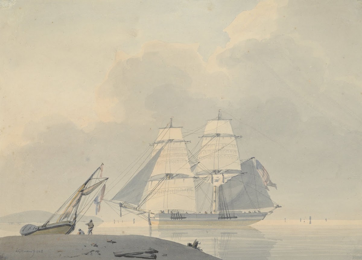 Zeilschip In Stil Water 1802   1846