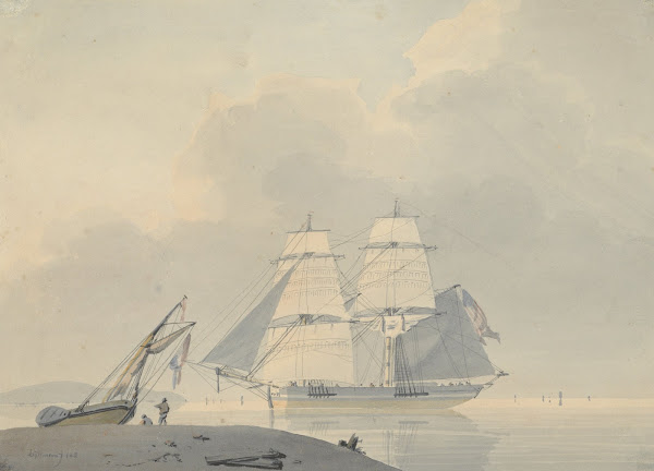 Zeilschip In Stil Water 1802   1846