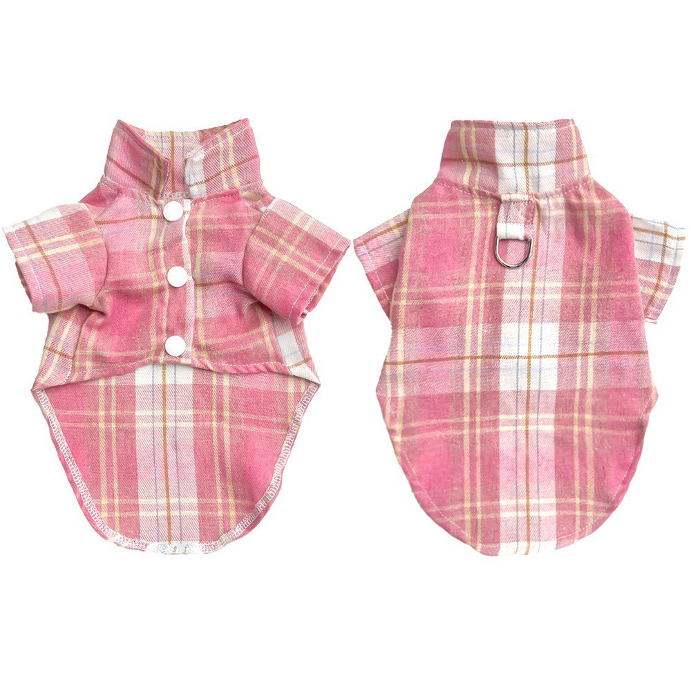 Pet shirt with collar, polyester, two legs