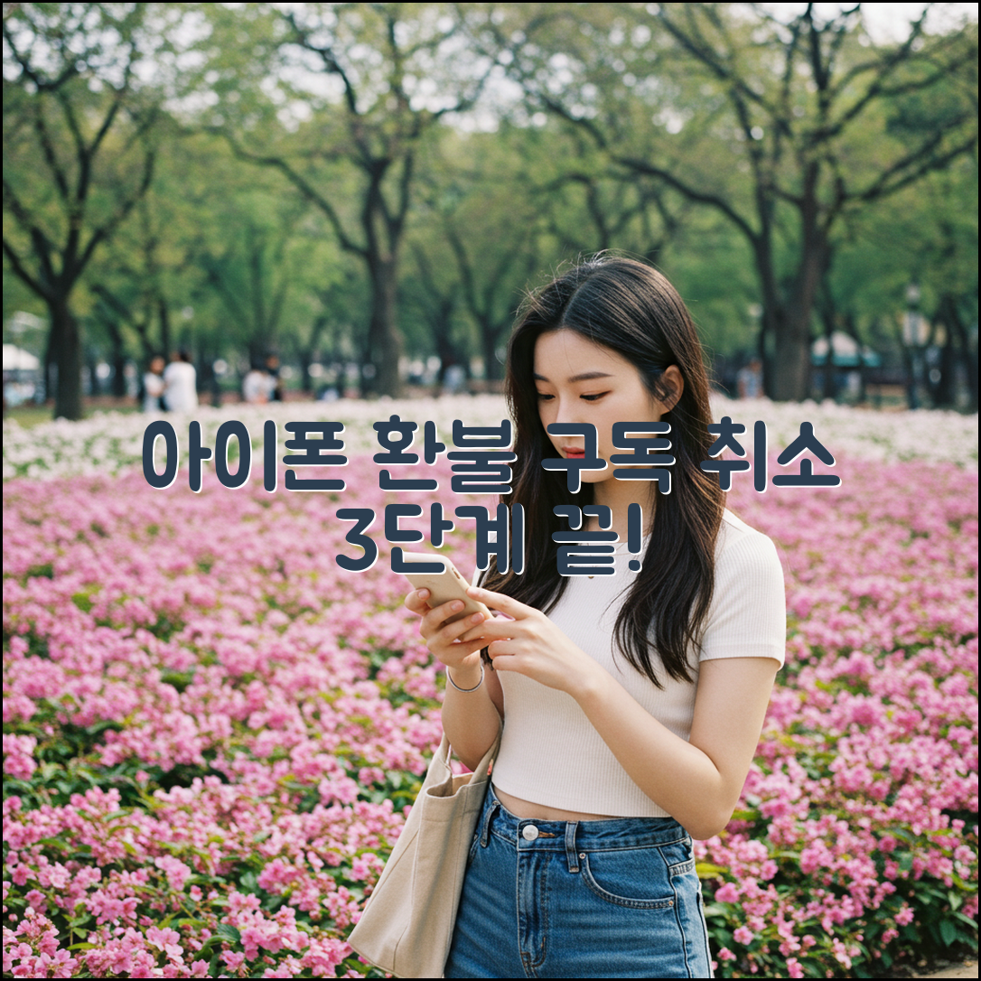 아이폰 구독 취소 & 환불 3단계 가이드