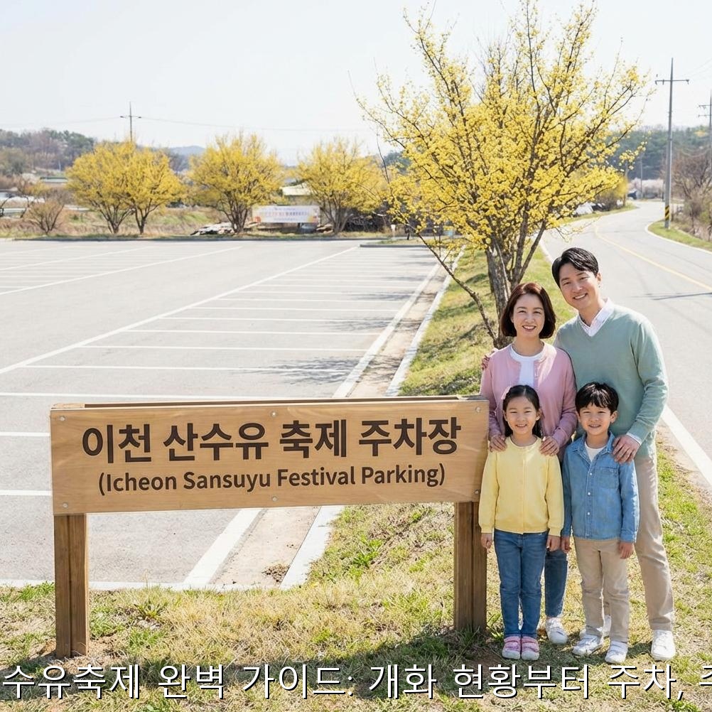 주차 대란 걱정 끝! 이천 산수유축제 '주차 & 셔틀' 완벽 공략법