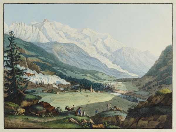 Vue de la Valée de Chamouny pris prés dArgentiere 1740 1796